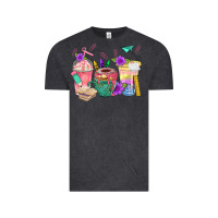 Vintage Black School Girl Coffee Cup Bbs Vintage Tee - BundleAndBundleShop