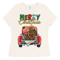 Bone merry christmas truck Ladies Tee - BarkalooDesign