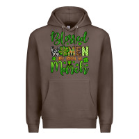 Coffee St. Patrick's Blessed women are born in March Premium Hoodie - OliviaCreatesArt