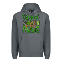 Rock St. Patrick's Blessed women are born in March Premium Hoodie - OliviaCreatesArt