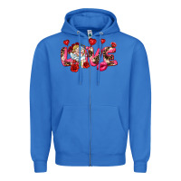 True Royal Love Valentine's Day Zipper Hoodie - HowdyJamesFarm