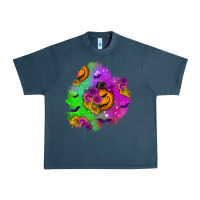 Midnight Navy halloween patch 1 Urban Heavy Tee - BundleAndBundleShop