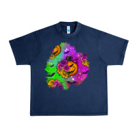 Navy halloween patch 1 Urban Heavy Tee - BundleAndBundleShop