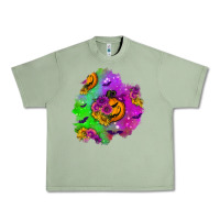 Oil Green halloween patch 1 Urban Heavy Tee - BundleAndBundleShop