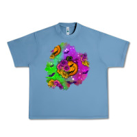 Pebble Blue halloween patch 1 Urban Heavy Tee - BundleAndBundleShop
