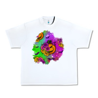 White halloween patch 1 Urban Heavy Tee - BundleAndBundleShop