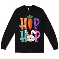 Black hip hop easter girls toddlers kids leopard bunny Long Sleeve Tee - Bettercallsaul