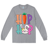 Heather Grey hip hop easter girls toddlers kids leopard bunny Long Sleeve Tee - Bettercallsaul