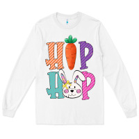 White hip hop easter girls toddlers kids leopard bunny Long Sleeve Tee - Bettercallsaul