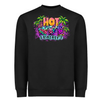 Black Hot wife summer Heavyweight Sweatshirt - NancyCooperArtShop