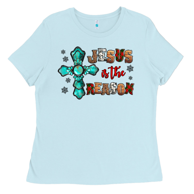 Jesus Is The Reason For This Season Christmas Ladies Tee by Jasminsmagicworld | Teevron