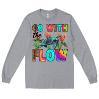 Heather Grey go with the flow Long Sleeve Tee - RanaPortraitStore