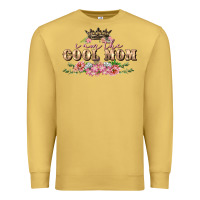 Antique Gold I am the cool mom Mother's Day Premium Sweatshirt - FaDigitalArtStudio