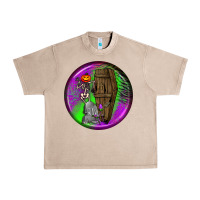 Halloween Round Earrings 1 Urban Heavy Tee | Teevron