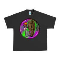 Pigment Black halloween round earrings 1 Urban Heavy Tee - BundleAndBundleShop