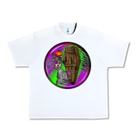 White halloween round earrings 1 Urban Heavy Tee - BundleAndBundleShop