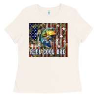 Bone Western Reel Cool Dad Bass Ladies Tee - LillyAllenDesigns