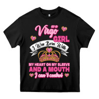 Black as a virgo girl zodiac girls Heavy Core Tee - Jasminsmagicworld