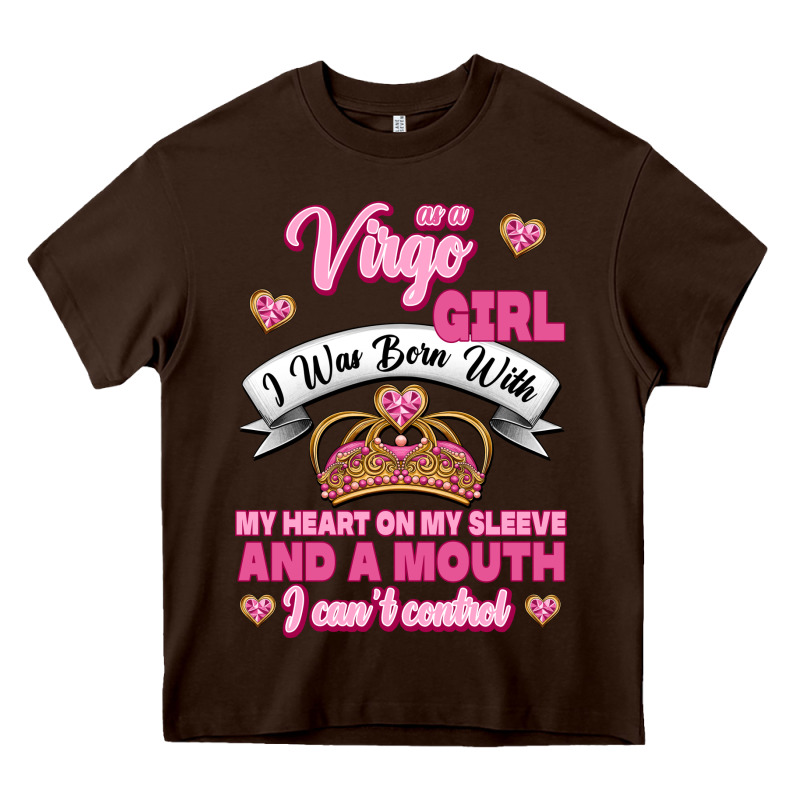 As A Virgo Girl Zodiac Girls Heavy Core Tee by Jasminsmagicworld | Teevron