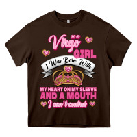 Chocolate Brown as a virgo girl zodiac girls Heavy Core Tee - Jasminsmagicworld