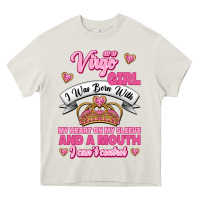 Cream as a virgo girl zodiac girls Heavy Core Tee - Jasminsmagicworld