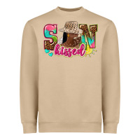 Mushroom Afro woman with sunkissed Heavyweight Sweatshirt - NancyCooperArtShop