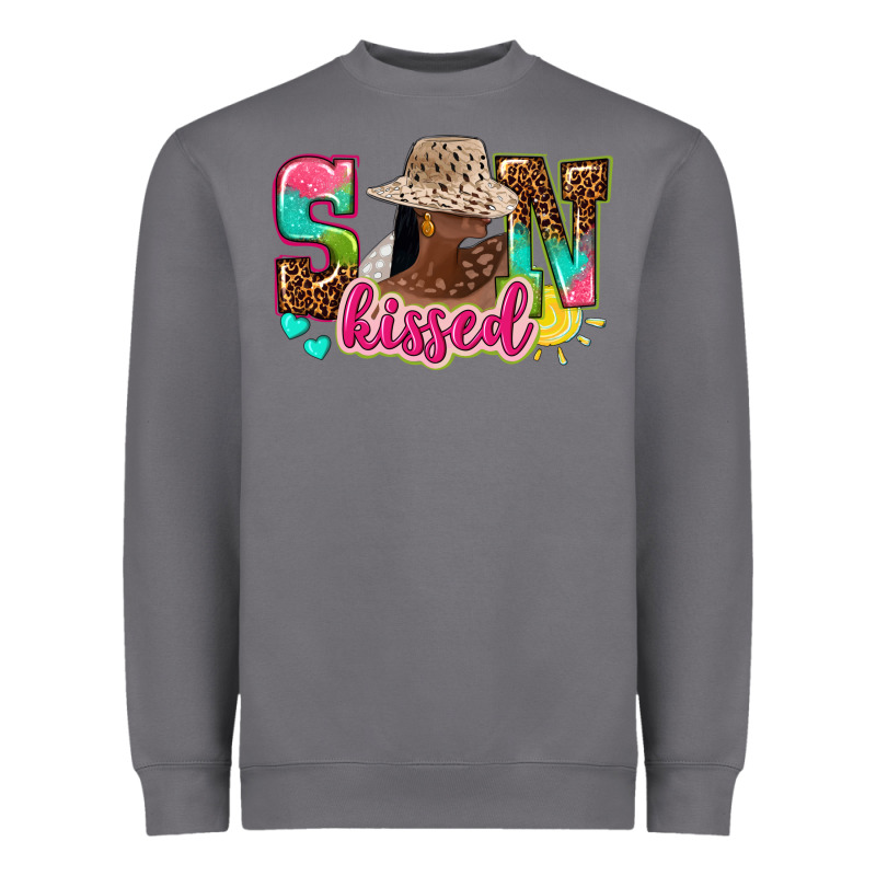 Afro Woman With Sunkissed Heavyweight Sweatshirt by NancyCooperArtShop | Teevron