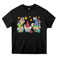 Black easter gnome with eggs Heavy Core Tee - AdoDesignShop