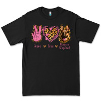 Black Peace Love German Shepherd Premium Tee - Jasminsmagicworld