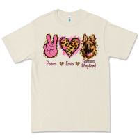 Bone Peace Love German Shepherd Premium Tee - Jasminsmagicworld