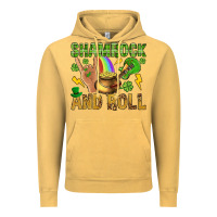 Vintage Mustard Shamrock and roll Vintage Hoodie - BundleAndBundleShop
