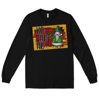 Black Christmas Ho Ho Ho Long Sleeve Tee - Bettercallsaul