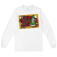 White Christmas Ho Ho Ho Long Sleeve Tee - Bettercallsaul