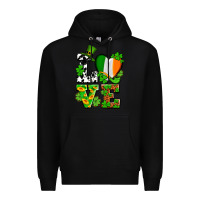 Black Love St. Patrick's Premium Hoodie - OliviaCreatesArt