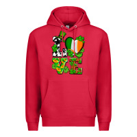 Cardinal Love St. Patrick's Premium Hoodie - OliviaCreatesArt