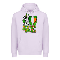 Lilac Love St. Patrick's Premium Hoodie - OliviaCreatesArt