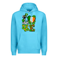Ocean Blue Love St. Patrick's Premium Hoodie - OliviaCreatesArt