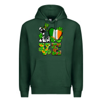 Sports Green Love St. Patrick's Premium Hoodie - OliviaCreatesArt