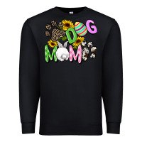 Black Dog mom Easter Mother's Day Premium Sweatshirt - FaDigitalArtStudio