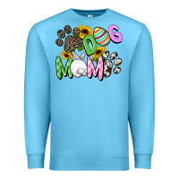 Ocean Blue Dog mom Easter Mother's Day Premium Sweatshirt - FaDigitalArtStudio