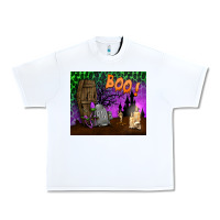 White boo mousepad Urban Heavy Tee - BundleAndBundleShop