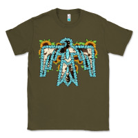 Army Green thuhderbird Classic Tee - JahusDesignShop