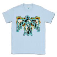 Dusty Blue thuhderbird Classic Tee - JahusDesignShop
