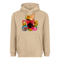 Mushroom Western Football Coffee cup Heavyweight Hoodie - FaDigitalArtStudio