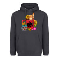 Smoke Western Football Coffee cup Heavyweight Hoodie - FaDigitalArtStudio