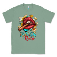 Sage Western Boss Babe Cigar Lip Classic Tee - BundleAndBundleShop