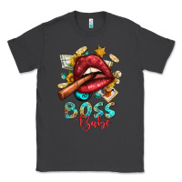 Smoke Western Boss Babe Cigar Lip Classic Tee - BundleAndBundleShop