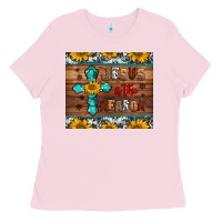 Bubblegum Pink jesus is the reason christmas Ladies Tee - Jasminsmagicworld