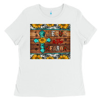 White jesus is the reason christmas Ladies Tee - Jasminsmagicworld