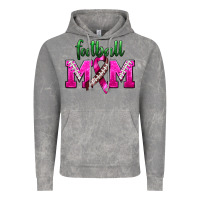 Cloud Rock Football Mom Breast Cancer Vintage Hoodie - BundleAndBundleShop